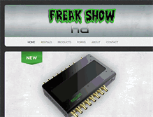 Tablet Screenshot of freakshowhd.com